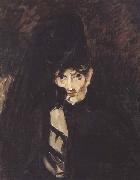 Edouard Manet, Portrait de Berthe Morisot (mk40)